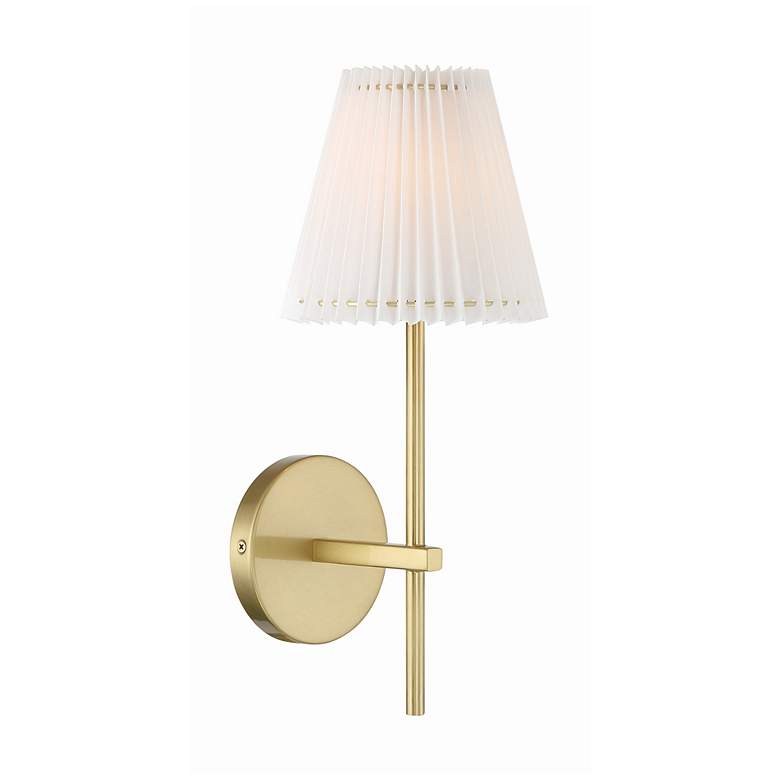 Image 1 Gamma 1 Light Aged Brass Wall Mount