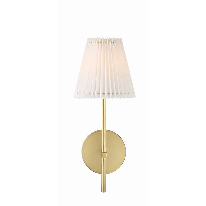 Image 2 Gamma 1 Light Aged Brass Wall Mount more views