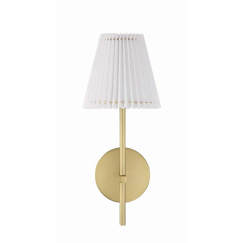 Image 3 Gamma 1 Light Aged Brass Wall Mount more views