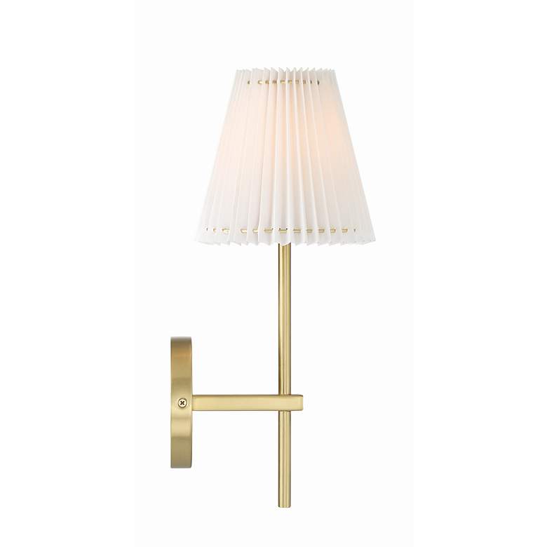 Image 4 Gamma 1 Light Aged Brass Wall Mount more views