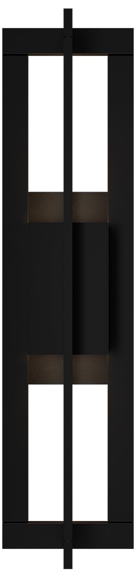 Image 3 Gander 20"H x 5.9"W 1-Light Outdoor Wall Light in Black more views