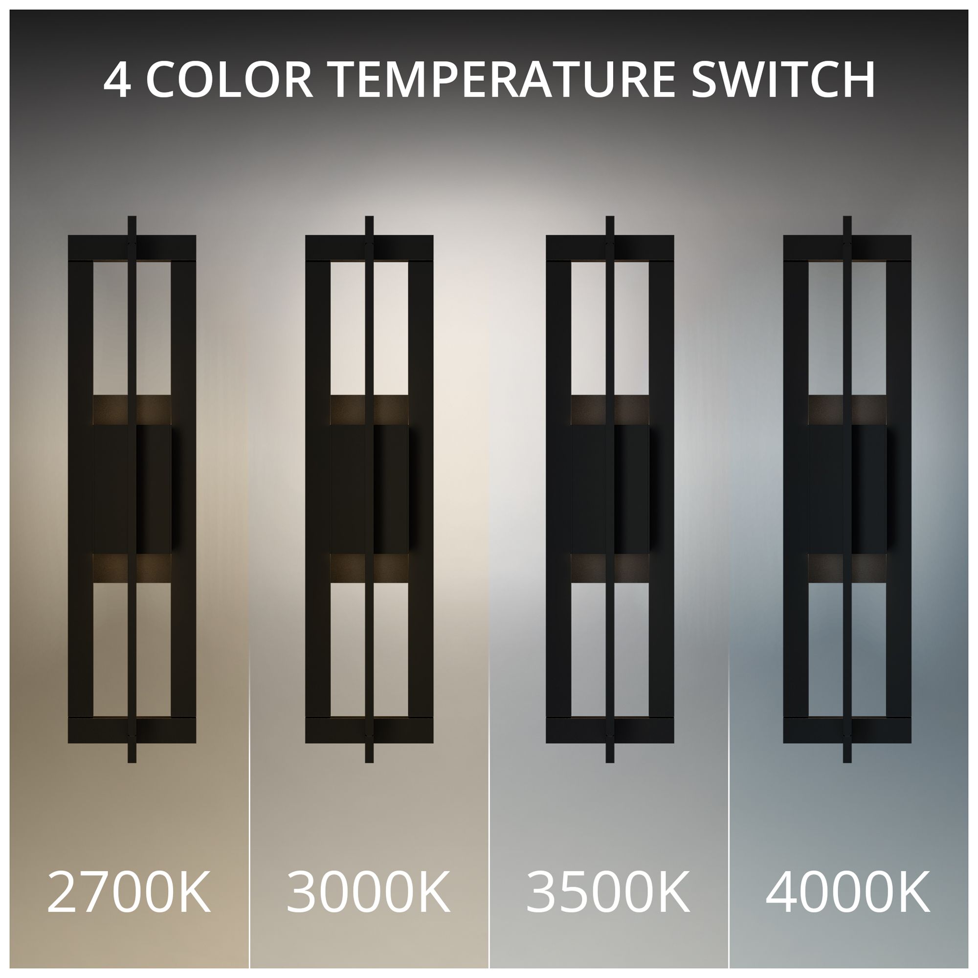 Image 5 Gander 20"H x 5.9"W 1-Light Outdoor Wall Light in Black more views