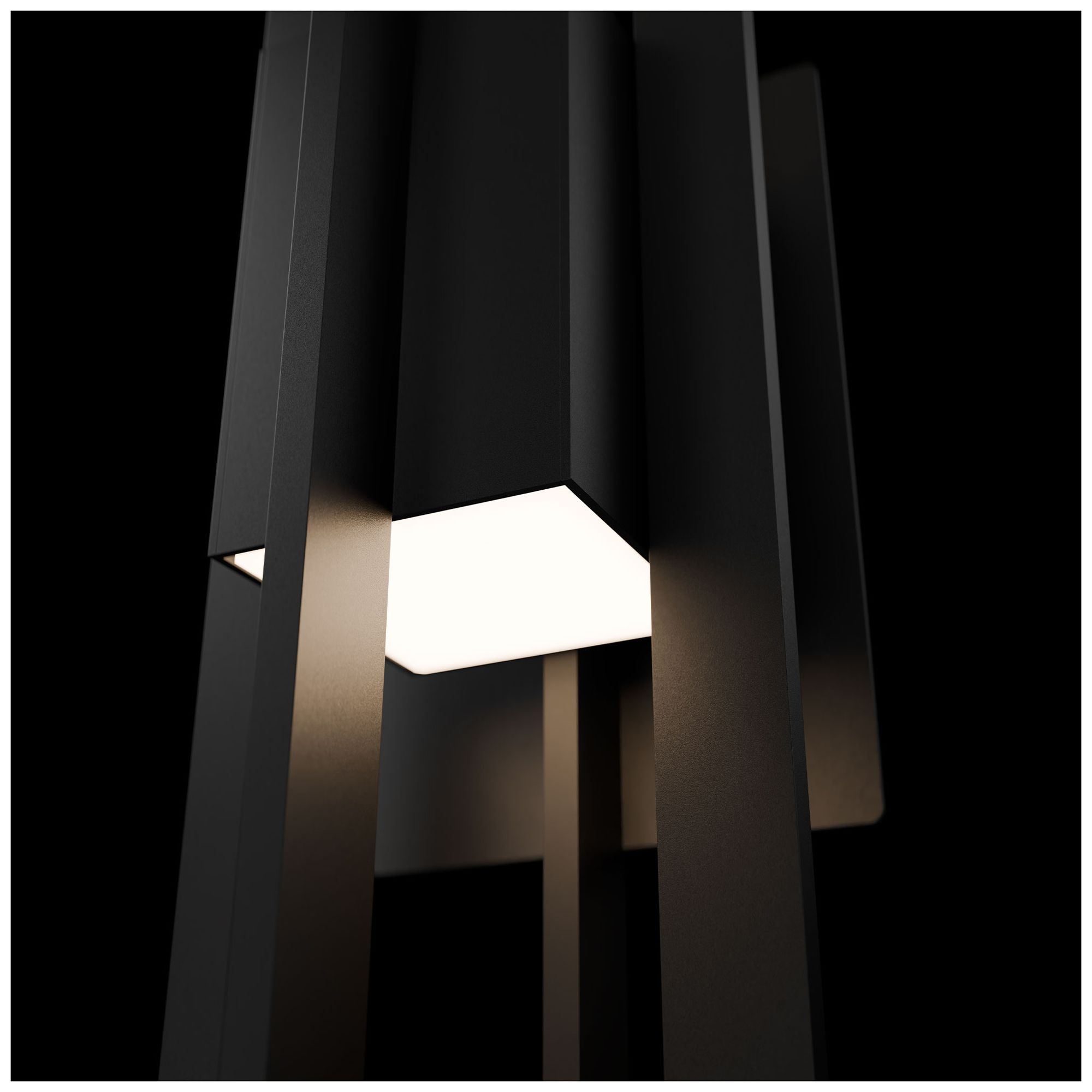 Image 4 Gander 20"H x 5.9"W 1-Light Outdoor Wall Light in Black more views