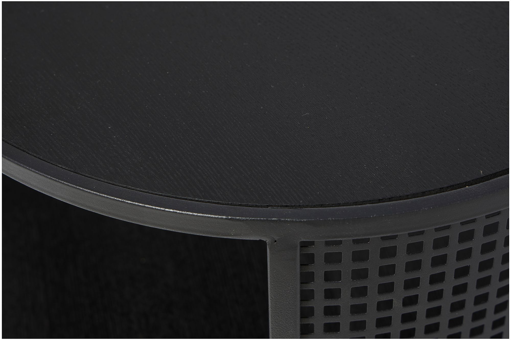 Image 4 Gandolph 16 1/2" Wide Black Metal 1-Shelf Accent Side Table more views