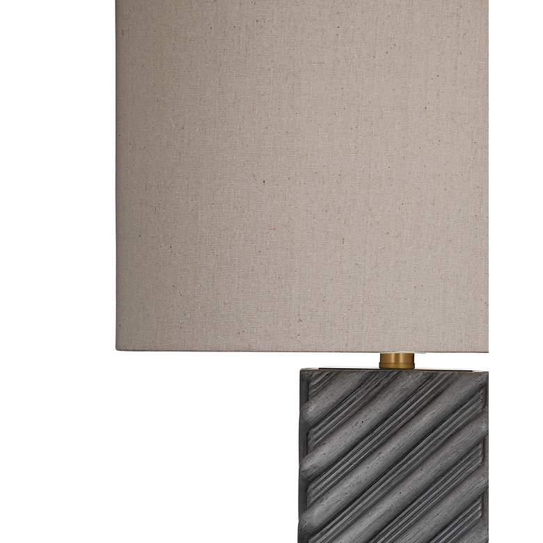 Image 3 Gannex Gray Cement Table Lamp more views