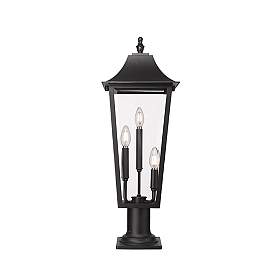 Image5 of Gannon 28 3/4" High Black Outdoor Post Light more views