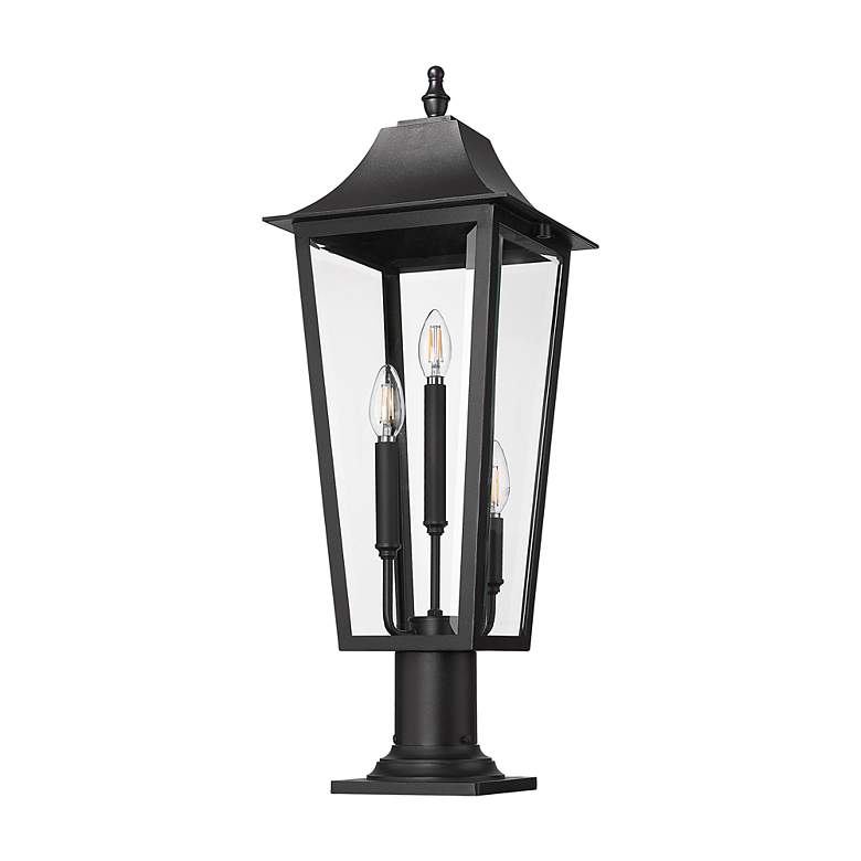 Image 7 Gannon 28 3/4" High Black Outdoor Post Light more views