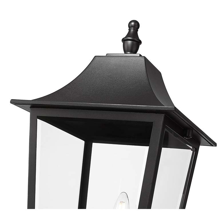 Image 6 Gannon by Z-Lite Black 10 inch 3 Light Outdoor Post Mounted Fixture more views