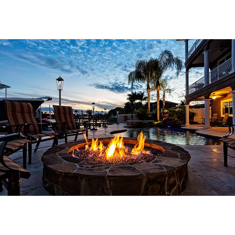 Image 3 Gannon by Z-Lite Black 12 inch 3 Light Outdoor Post Mount Fixture more views