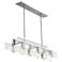 Gantt 8" Wide Brushed Nickel 6-Light Kitchen Island Light Pendant