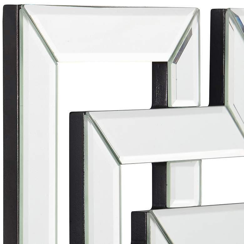 Garance Intricate 39 inch x 48 inch Rectangular Wall Mirror more views