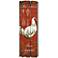 Garcelle Rooster 47" High Wall Decor