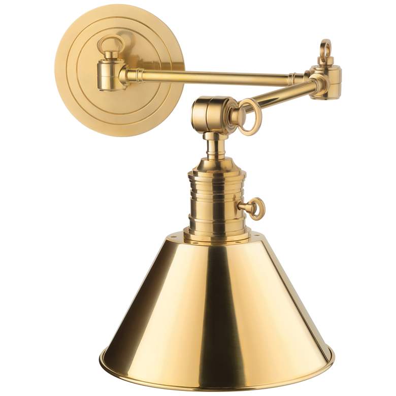 Image 1 Garden City 1 Light Wall Sconce Ag Brass