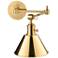 Garden City 1 Light Wall Sconce Ag Brass