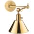 Garden City 1 Light Wall Sconce Ag Brass