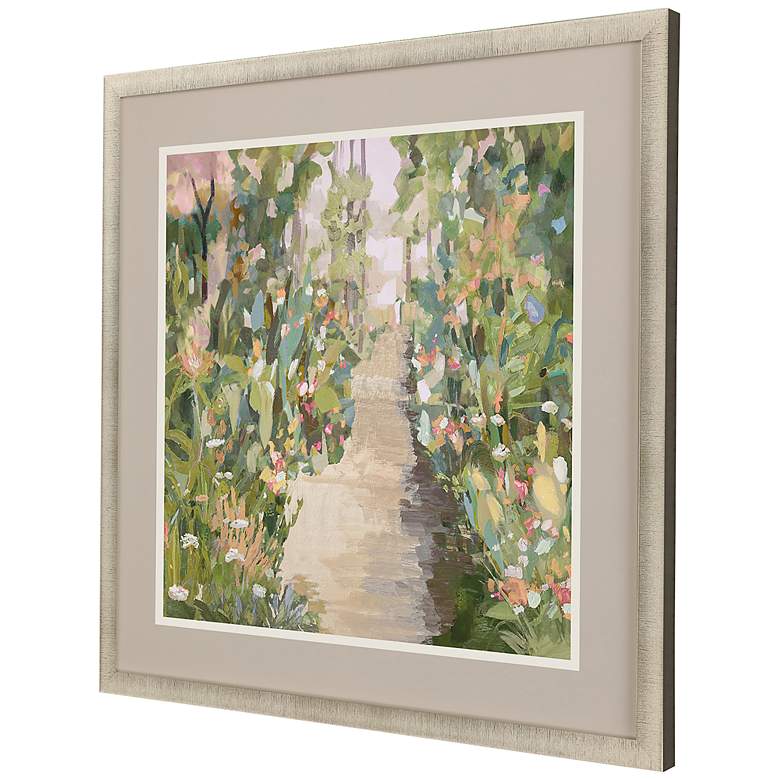 Image 5 Garden Delight - Lane 41 inch Square Giclee Framed Wall Art more views