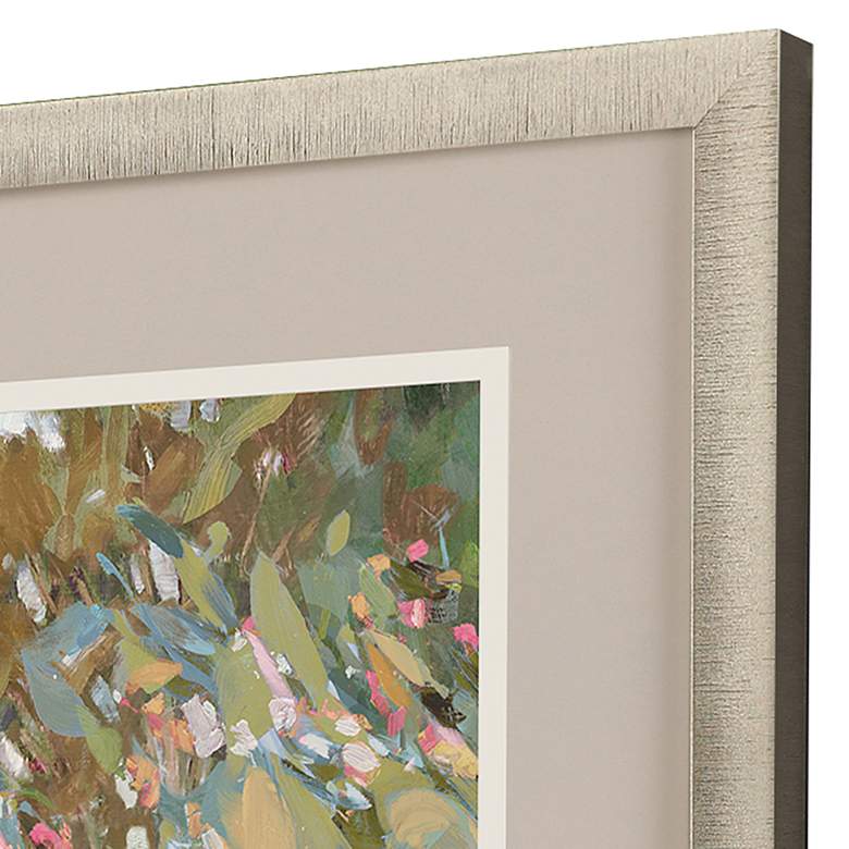 Image 4 Garden Delight - Path 41" Square Giclee Framed Wall Art more views
