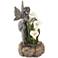 Garden Fairy with Lily Flowers 26"H Indoor/Outdoor Fountain