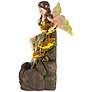 Thumbnail4 of Garden Fairy with Sunflowers 26" High Floor Fountain more views