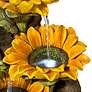 Garden Fairy with Sunflowers Floor Fountain