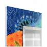 5_Garden Floral II 48"x32" Beveled Mirror on Printed Tempered Art Glass more views