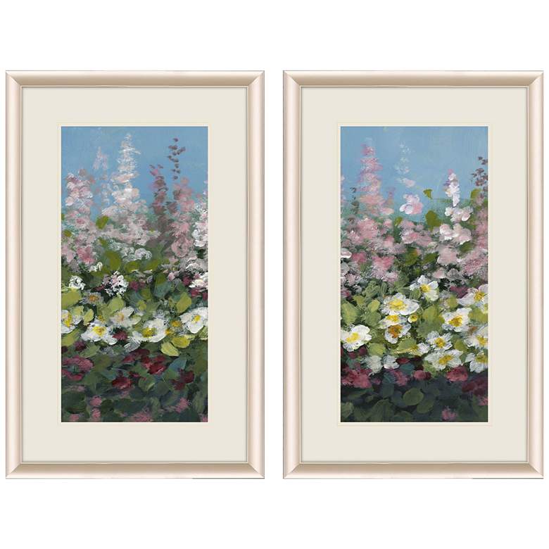 Image 1 Garden Glory 20"W x 32"H Framed Art Set of 2