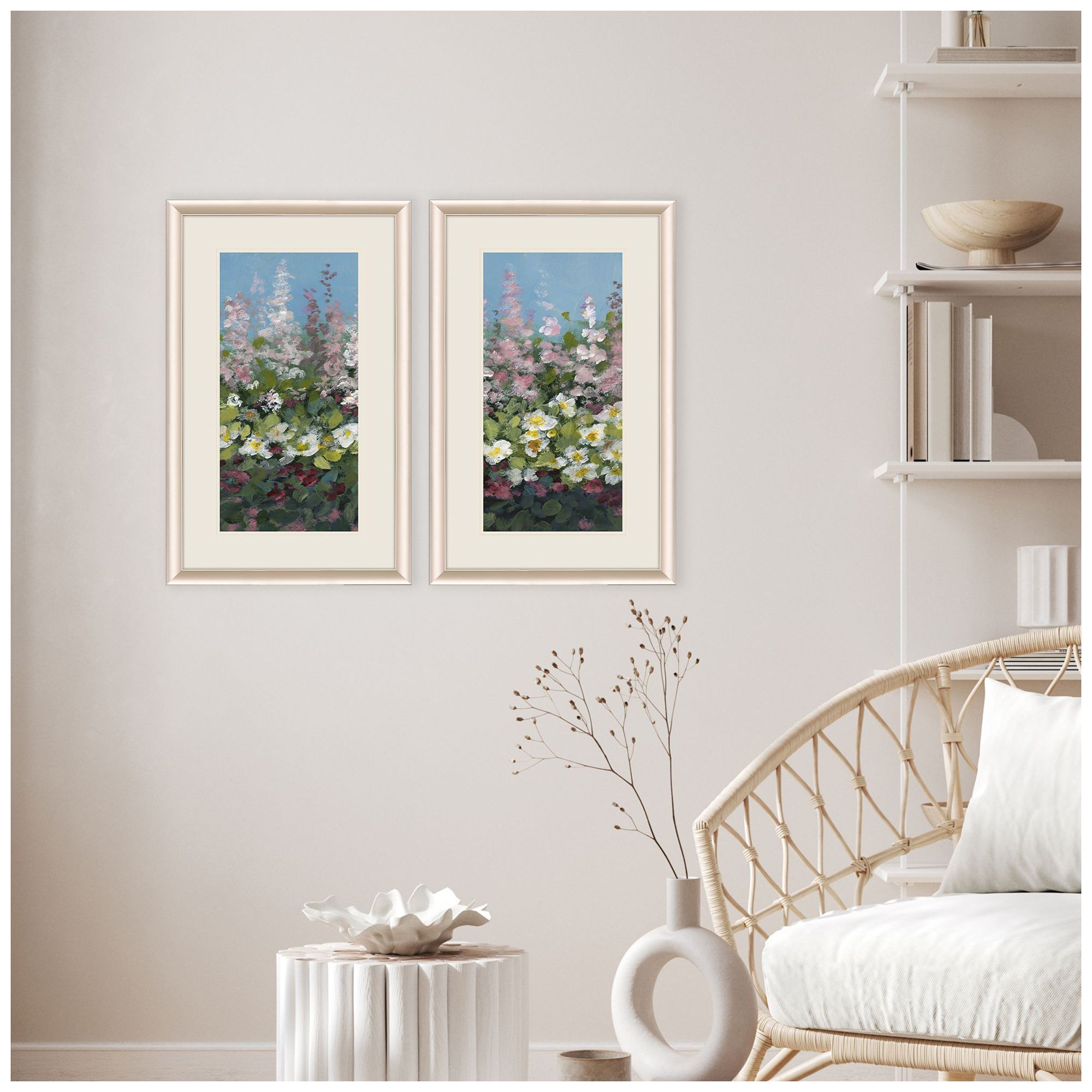 Image 4 Garden Glory 20"W x 32"H Framed Art Set of 2 more views