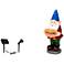 Garden Gnome 15" High Multi-Color Statue with LED Spotlight