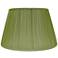 Garden Green Softback Shirred Pleated Silk Lamp Shade 16x18x12 (Spider)