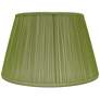 Garden Green Softback Shirred Pleated Silk Lamp Shade 16x18x12 (Spider)