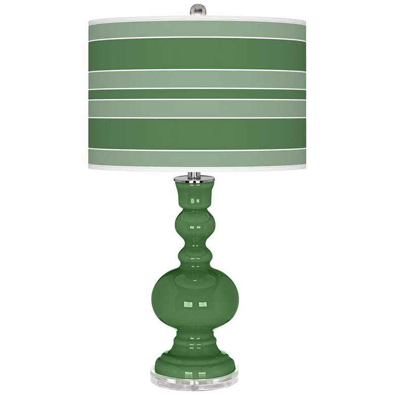 Image 1 Garden Grove Bold Stripe Apothecary Table Lamp