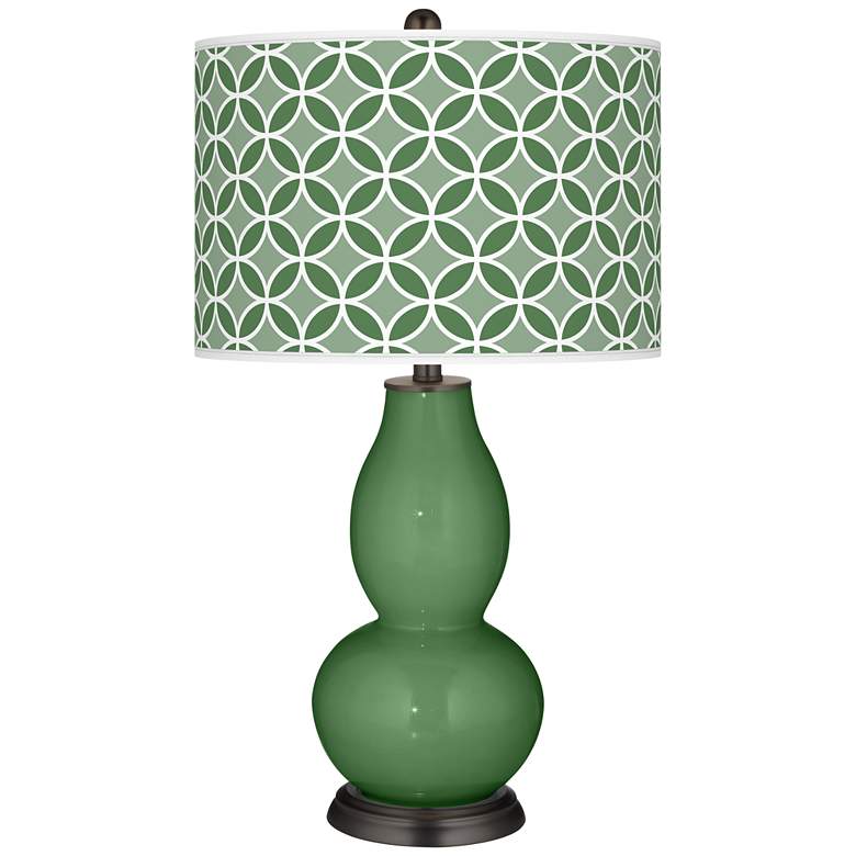 Image 1 Garden Grove Circle Rings Double Gourd Table Lamp