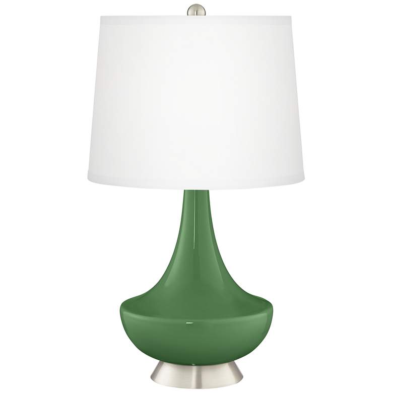Image 2 Garden Grove Gillan Glass Table Lamp with Dimmer