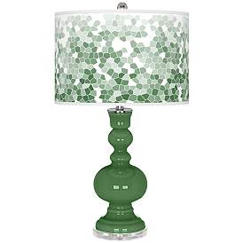 Image1 of Garden Grove Mosaic Giclee Apothecary Table Lamp