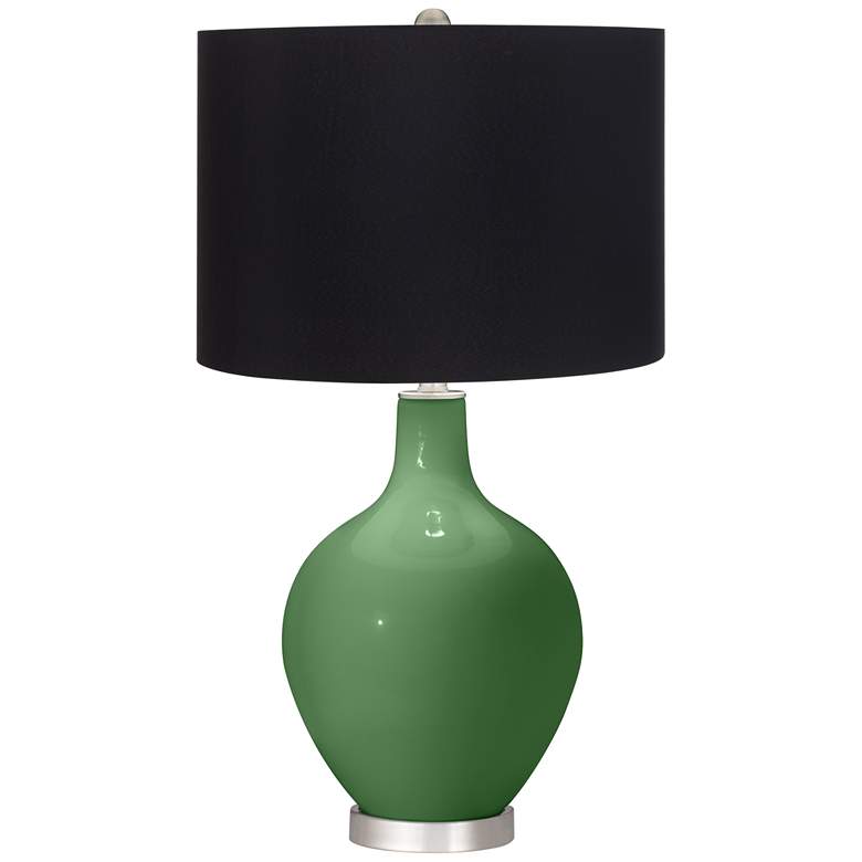 Image 1 Garden Grove Ovo Table Lamp with Black Shade