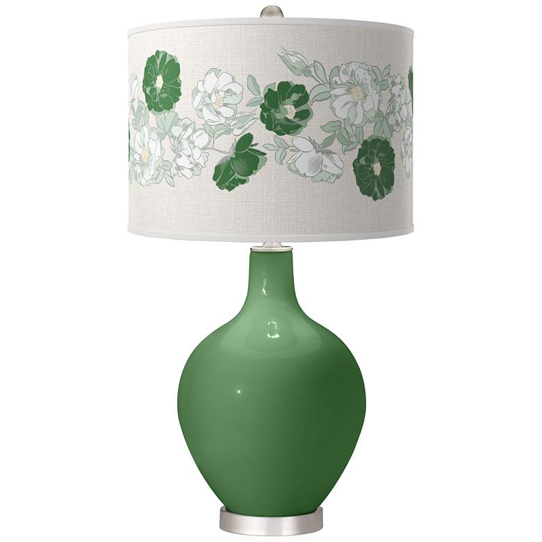 Image 1 Garden Grove Rose Bouquet Ovo Table Lamp