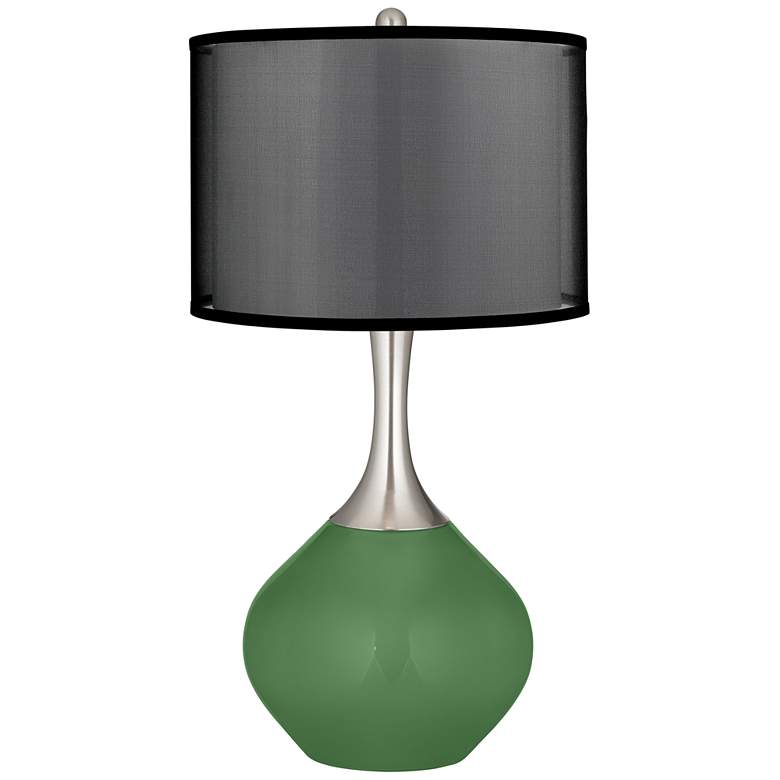Image 1 Garden Grove Spencer Table Lamp with Organza Black Shade