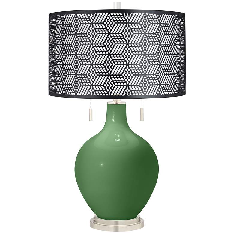 Image 1 Garden Grove Toby Table Lamp With Black Metal Shade