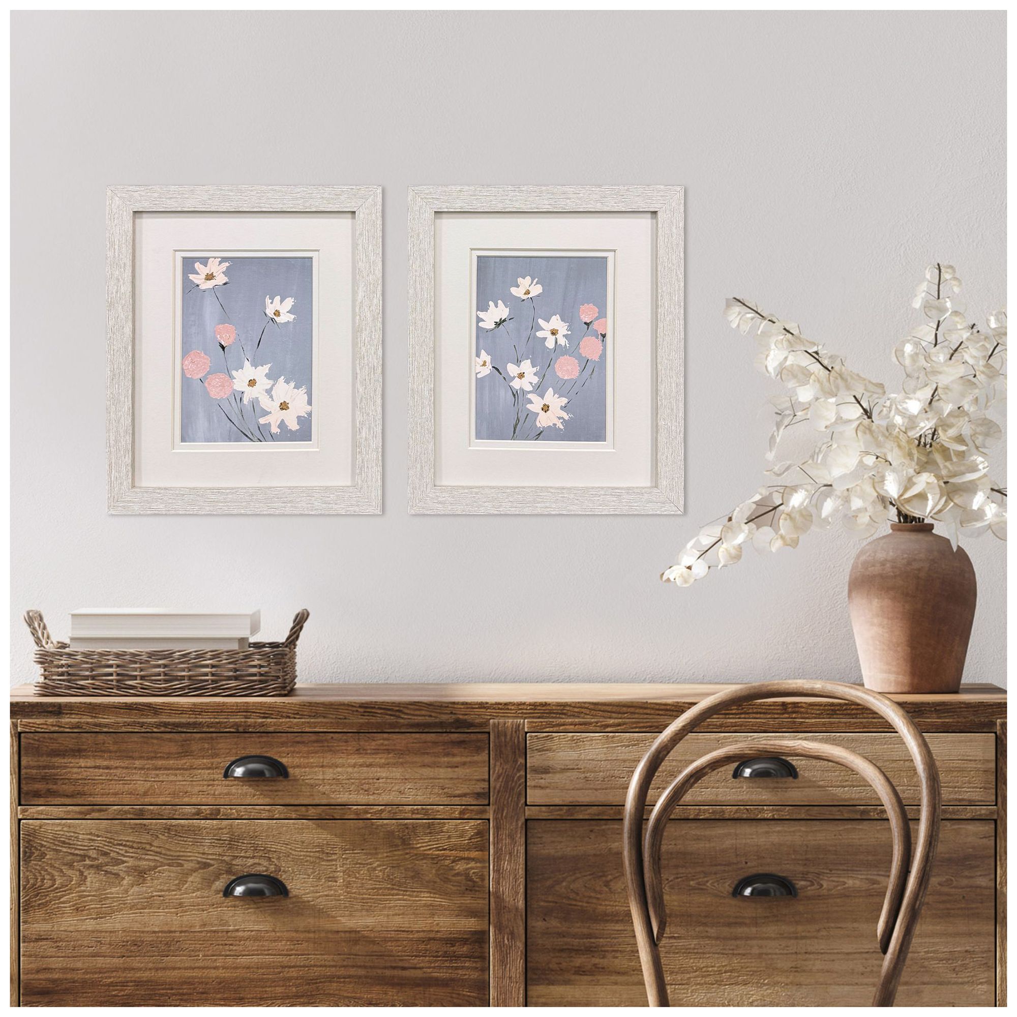 Image 4 Garden Party 9"W x 11"H Modern Framed Art Set of 2 more views