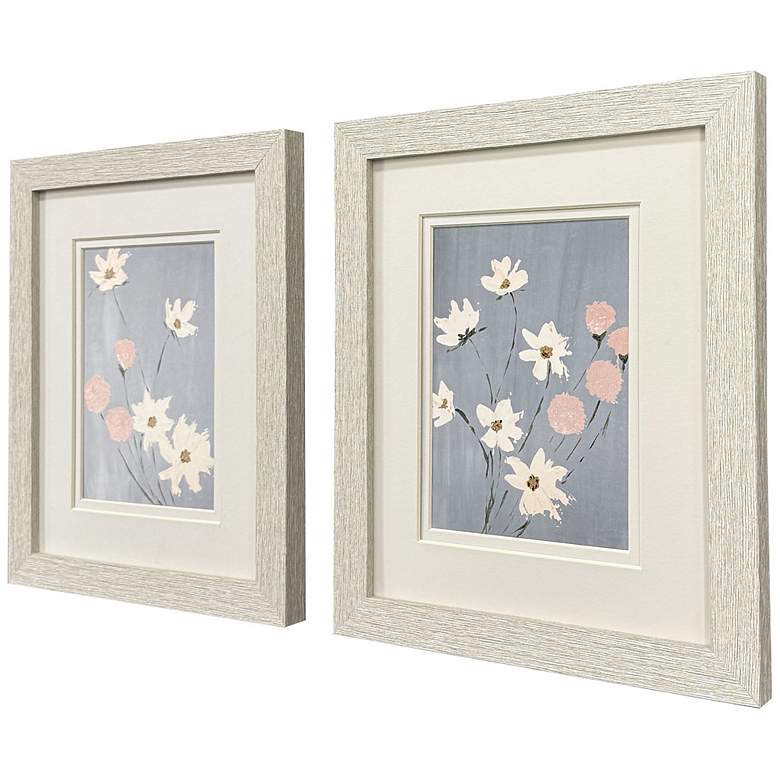 Image 2 Garden Party 9"W x 11"H Modern Framed Art Set of 2 more views