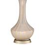 Garden Party Gold Silver-Washed Ceramic Vase Table Lamp