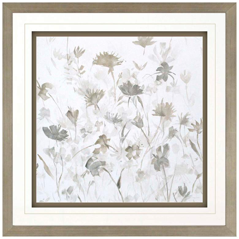 Image 1 Garden Shadows III 36" Square Framed Giclee Wall Art