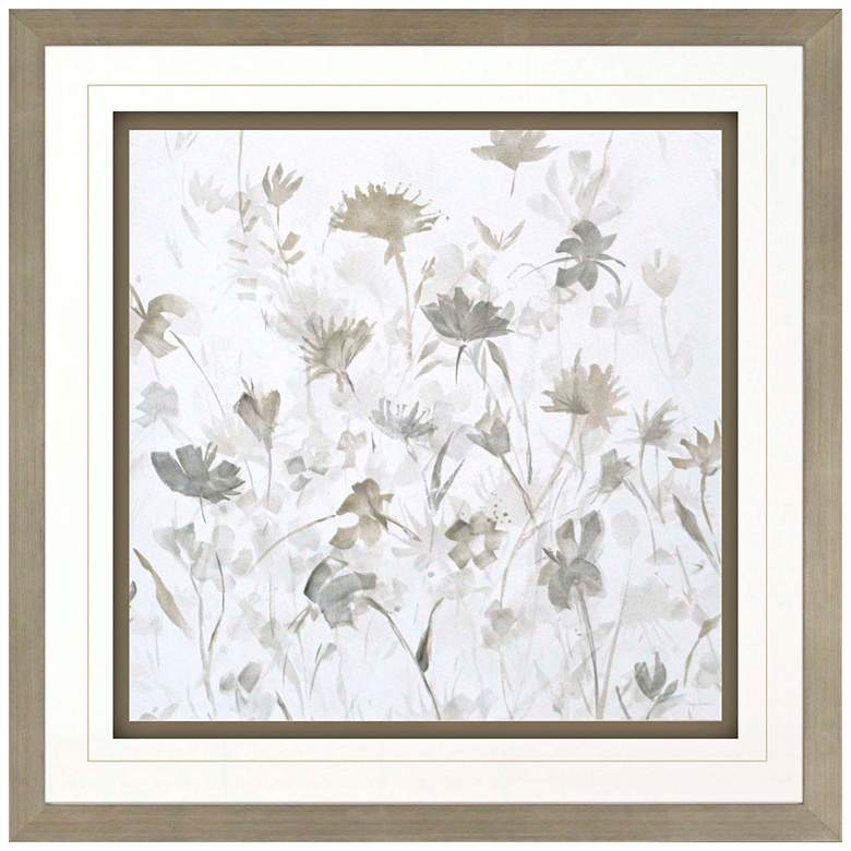 Image 1 Garden Shadows III 36 inch Square Framed Giclee Wall Art