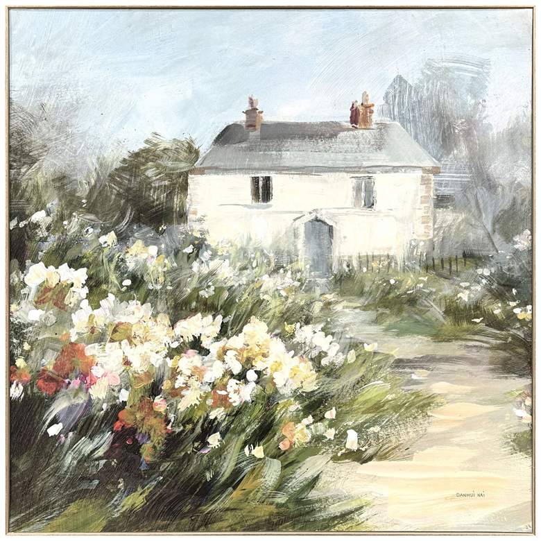 Image 1 Garden View 29"W x 29"H Non-Glass Framed Art