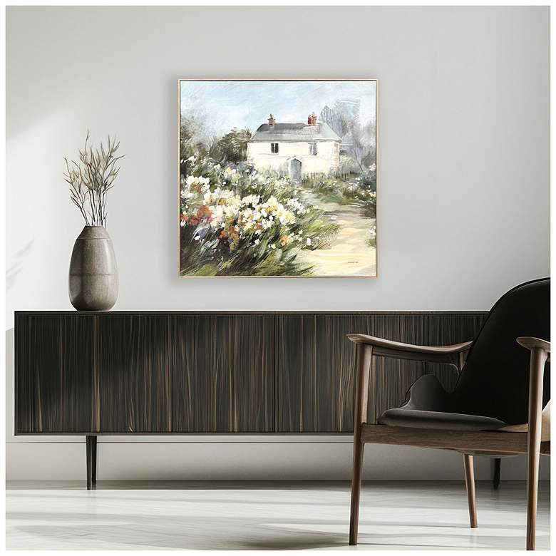 Image 4 Garden View 29"W x 29"H Non-Glass Framed Art more views