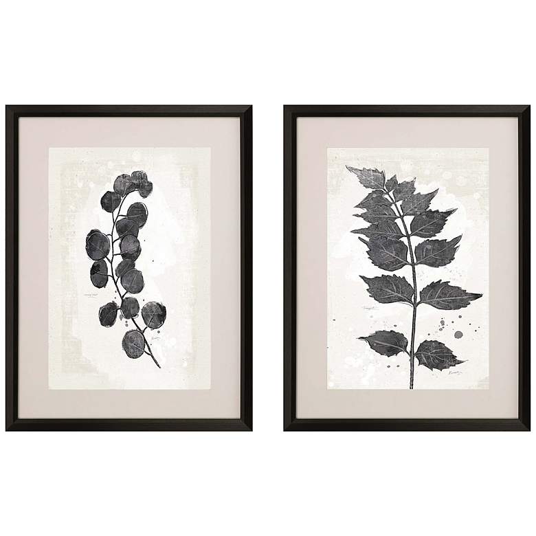 Image 3 Garden Vines I 32" High 2-Piece Giclee Framed Wall Art Set