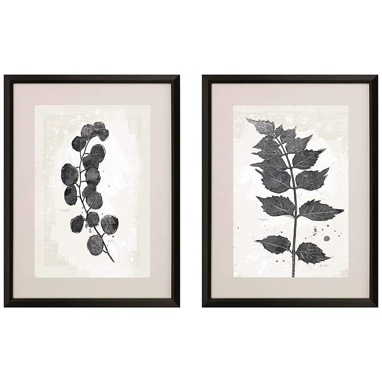 Image 3 Garden Vines I 32 inch High 2-Piece Giclee Framed Wall Art Set