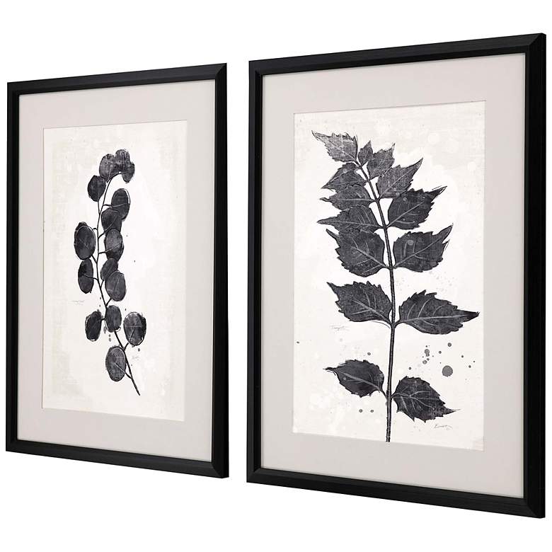 Image 5 Garden Vines I 32" High 2-Piece Giclee Framed Wall Art Set more views