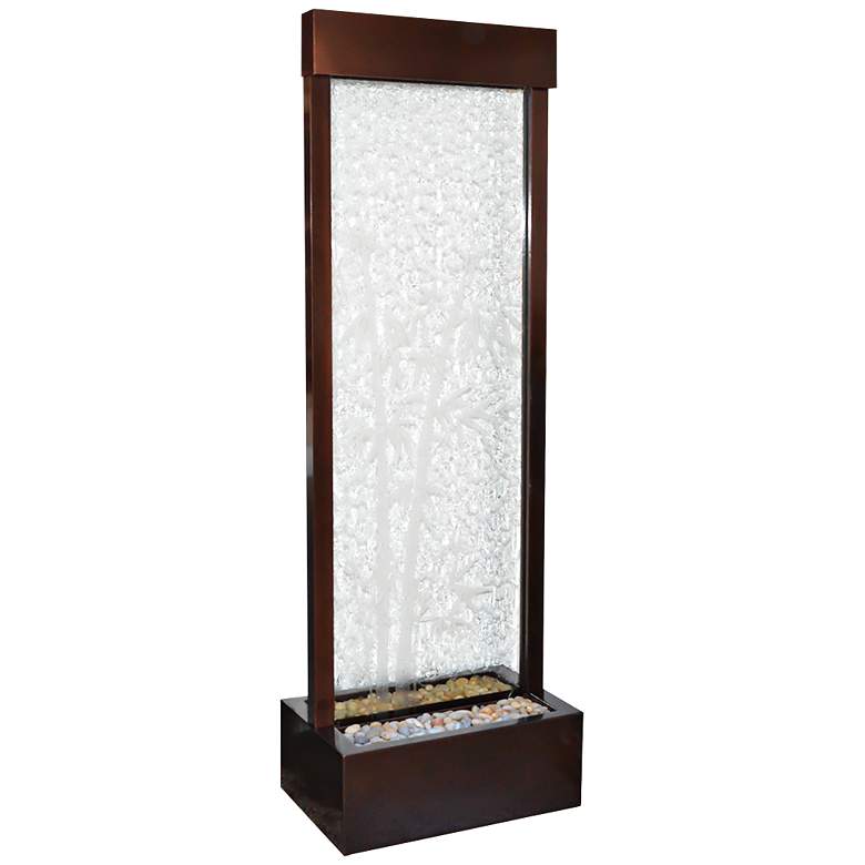 Image 1 Gardenfall 72 inchH LED Bamboo Glass Indoor/Outdoor Fountain