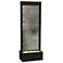 Gardenfall 72"H LED Black Onyx Indoor/Outdoor Glass Fountain